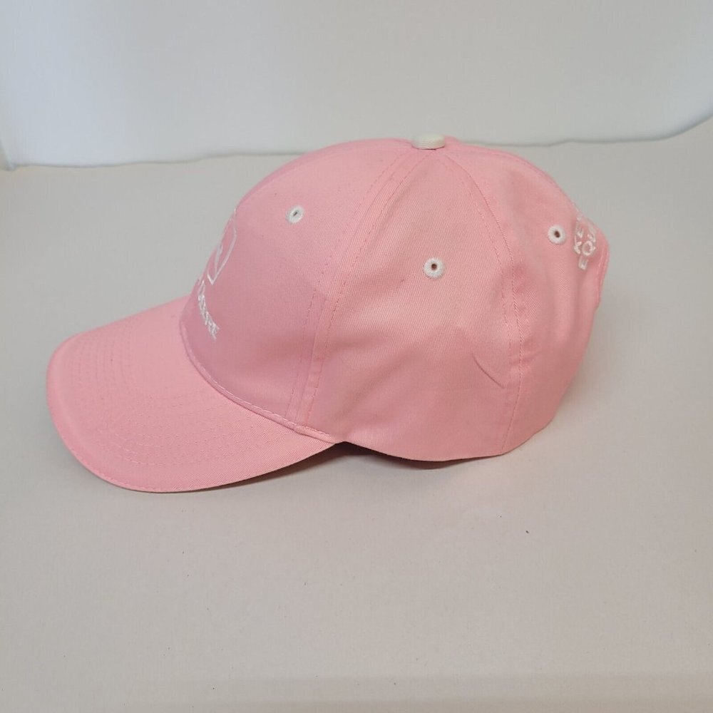 John Deere Womens Pink Baseball Cap Hat Adjustable Stag Logo - Picture 4 of 8